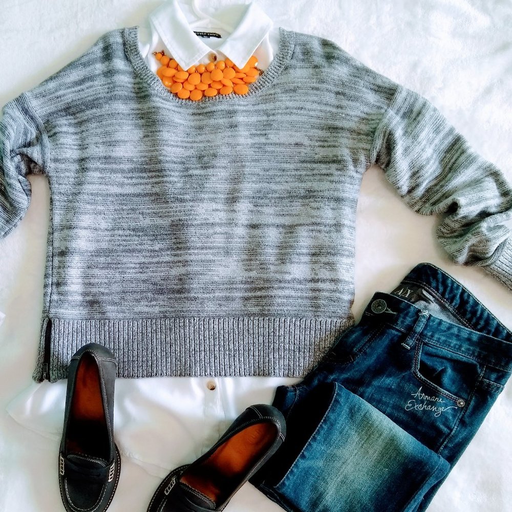 Banana Republic Gray Sweater Pullover Size M